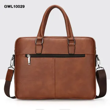 Premium Leather One Shoulder Laptop Bag