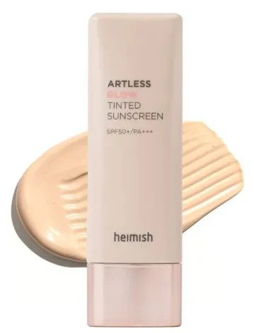 HEIMISH ARTLESS GLOW TINTED SUNSCREEN SHINE BEIGE SPF50+ PA+++ 40ML