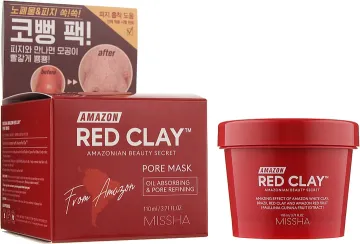 Missha Amazon Red Clay Pore Mask 110ml	