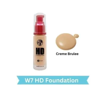 W7 HD Foundation(Creme Brulee)