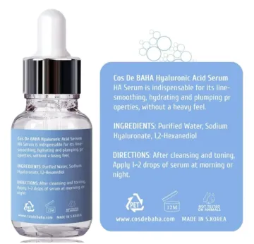 Cos De Baha H Hyaluronic Acid Serum (H) 30ml