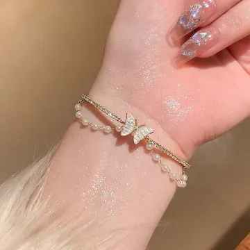 Double Layer Butterfly Bracelet 