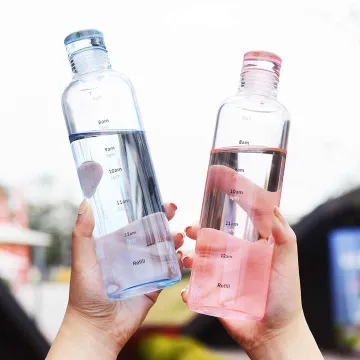 500 Ml Transparent Water Bottle 