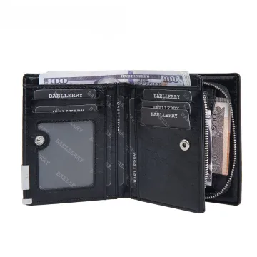 Short Zipper Men's Wallet