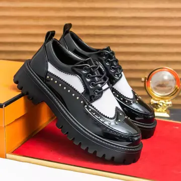 MENS BUSINESS PLATFORM SHOES
