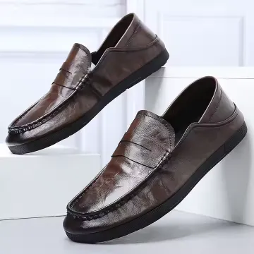 GENUINE LEATHER LOAFERS FOR MEN