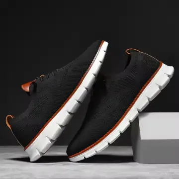 MEN KNITTING FLATS SNEAKERS SHOES