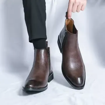 SYNTHETIC CHELSEA BOOTS