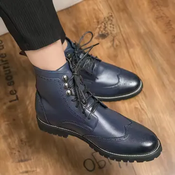 FORMAL LEATHER ANKLE BOOTS