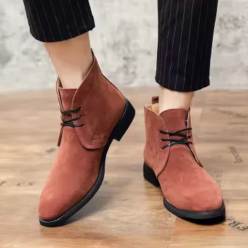 ARTIFICIAL SUEDE LEATHER BOOT