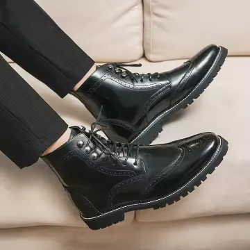FORMAL LEATHER BOOTS FOR MEN 
