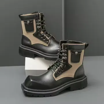 WINTER ANKLE LEATHER BOOTS 