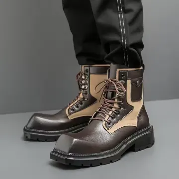 WINTER ANKLE LEATHER BOOTS 