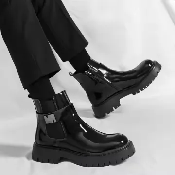 NEW PATENT LEATHER BOOTS
