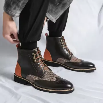 MEN'S TRENDY COLORFUL BOOTS 