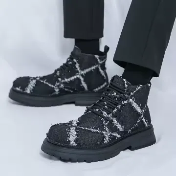 MEN'S WINTER DENIM BOOTS