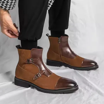 LEATHER DRESS SHOES BOOTS
