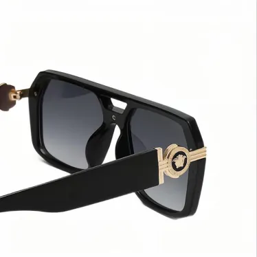 RETRO SQUARE FRAME STEAMPUNK UNISEX SUNGLASS ZS4399BB