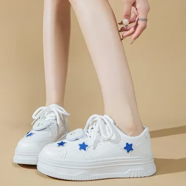 Versatile Sports White Shoes