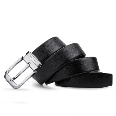 GENUINE LEATHER PIN BUCKLE BELT GB-WP20523BS