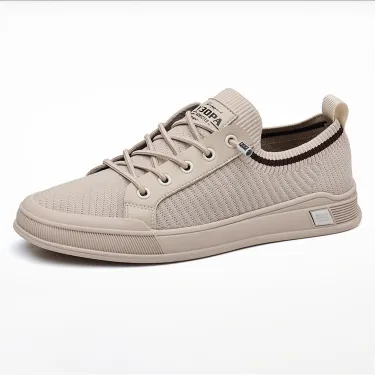 BREATHABLE FLYING WOVEN SHOES FASHIONABLE SOFT SOLE CASUAL SHOES GB-T610