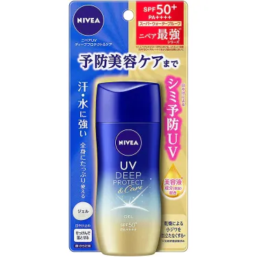 NIVEA UV Deep Protect & Care Gel SPF 50+ PA++++ 80g (Japan)