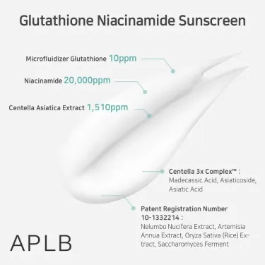 APLB Glutathione Niacinamide Sunscreen 40ml	