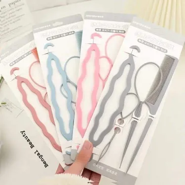 4 Pcs Magic Hair Styling Braiding Tools Hairpin Set 