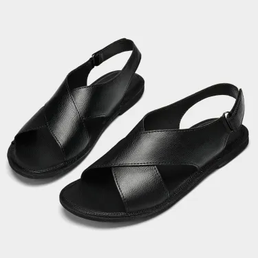 GENUINE LEATHER BREATHABLE VERSATILE SANDAL GB-4231