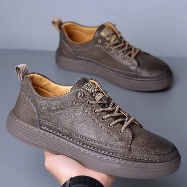 VERSATILE SOFT LEATHER  CASUAL SHOES GB-6624