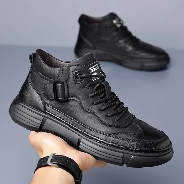  AUTUMN AND WINTER SPORTS CASUAL LEATHER SHOES GB-8129