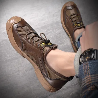 SUMMER BREATHABLE MESH VERSATILE CASUAL SHOES  GB-0931