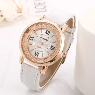 Meiyike Watch, Color: White (Korean version of student fashion belt watch women's model)