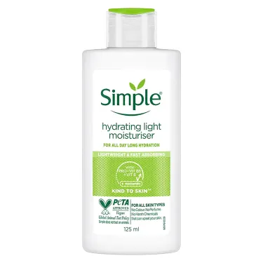 Simple Kind To Skin Hydrating Light Moisturiser 125ml