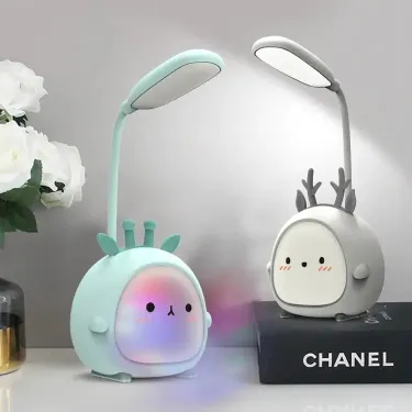 Rechargeable Cartoon LED Colorful Desk Lamp