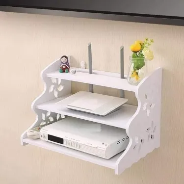 Wall mounted 3 layer WiFi Router Stand