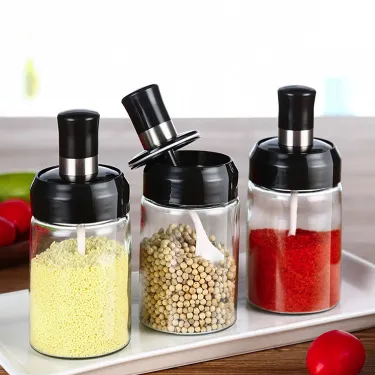 SPOON COVER INTEGRATED SEASONING JAR