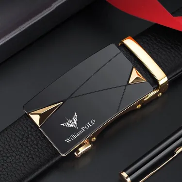William Polo Genuine Leather Business Men’s Belt