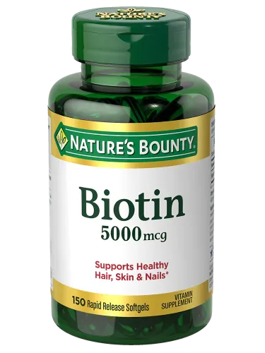 Natures Bounty Biotin 5,000mcg 150 Softgels