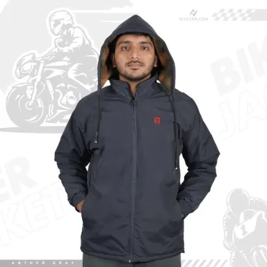 104- Hooded Windbreaker With Inner Padding – Anther Gray (উইলসন জ্যাকেট – গ্রে)