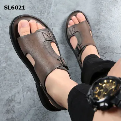 Genuine Leather Breathable Slipper STK