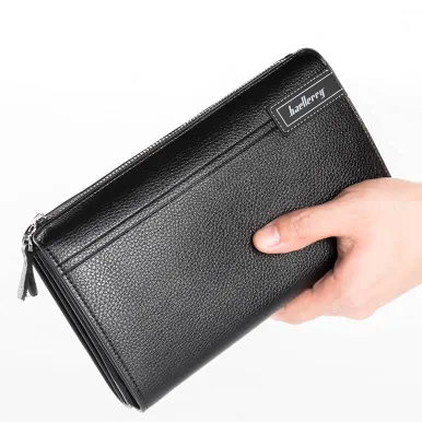 Premium Leather Large Capacity Mobile Phone Clutch