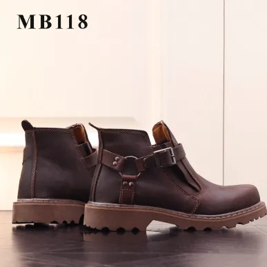 Martens 118 English Style Genuine Leather Martin Boots