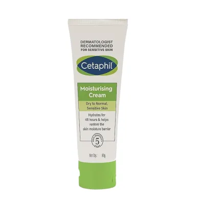 Cetaphil Moisturising Cream (Dry To Normal Sensitive Skin) 80g