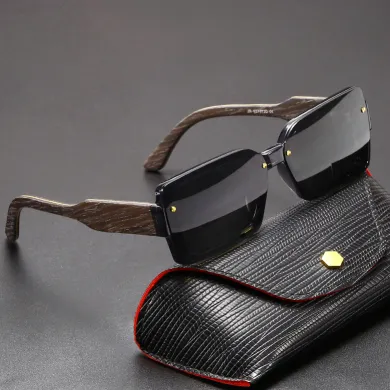 AMERICAN STYLE TRENDY BAMBOO LEG POLARISED UNISEX SUNGLASSES JR63787CB