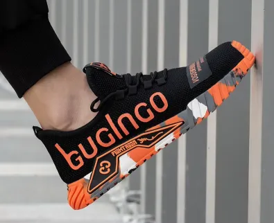 RUBBER SOLE LIGHTWEIGHT BREATHABLE SAFETY SHOES