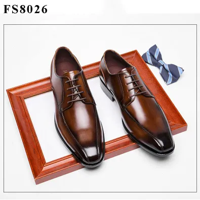 Retro Leather English Style Formal shoes