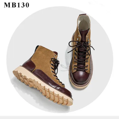 Martens High Universal English Style Genuine Leather Boots