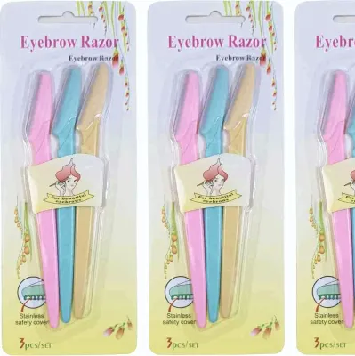 3 Pcs Eyebrow Razor (1 Set) 