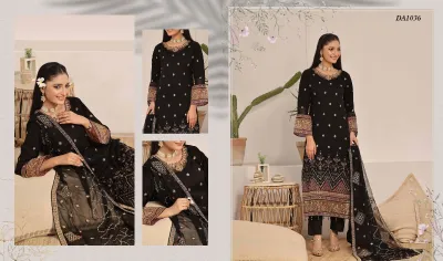 BIN HAMID- SIFRA Embroidery Chiffon Collection 